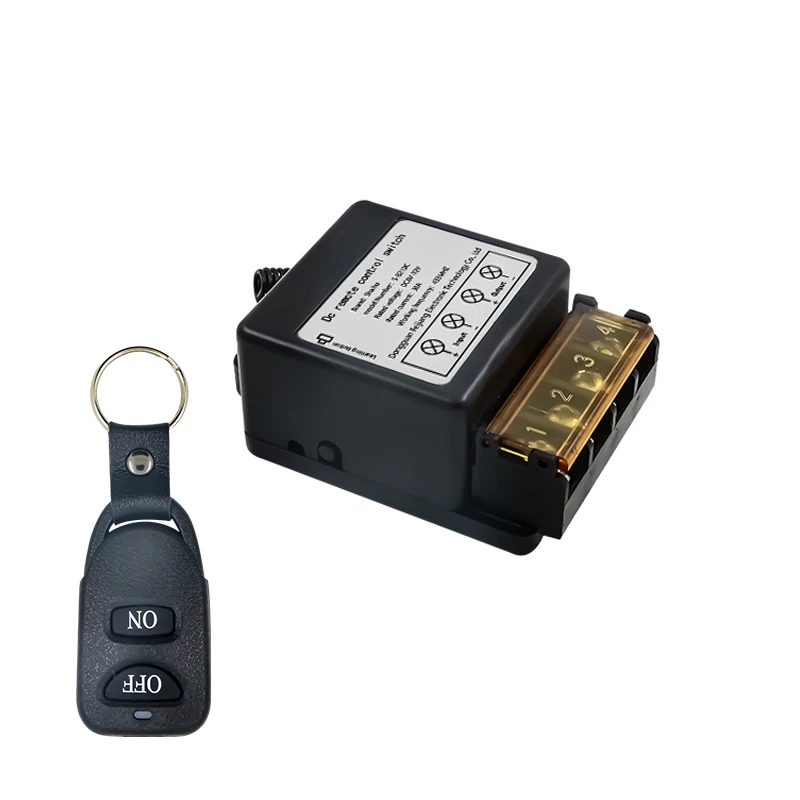 Wireless remote control switch 30A 12-72V DC For DIY circuit modification and use with RF433 remote control