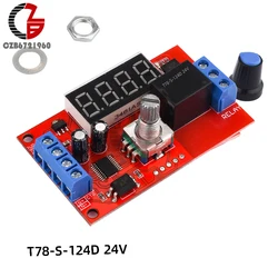 DC 5V 12V 24V 10A Adjustable Time Delay Relay Module LED Digital Timming Relay Timer Delay Trigger Switch Timer Control Switch