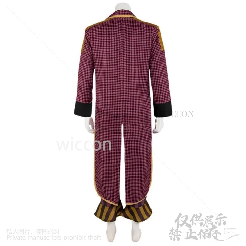 الميت أنيمي لعبة ضوء النهار تأثيري كينيث تشيس زي الرعب منقوشة قميص الحمالة السراويل الإرهاب هالوين مهرج مخصص