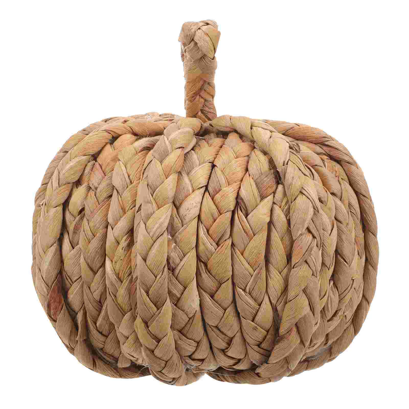 

Pumpkin Ornaments Fall Decor Christmas Straw Halloween Thanksgiving for Xmas Decoration