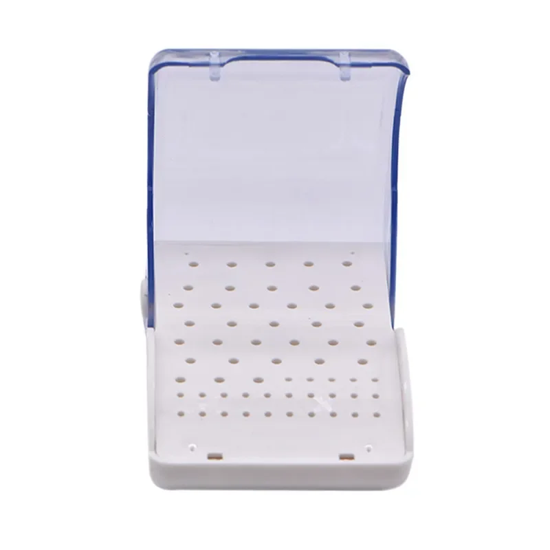 1pcs 60 Hole Dental Burs Holder Plastic Box Burs Dental Holder Dental Bur Box 60 Holes Dental Tools Dentist Drill Box Autoclave