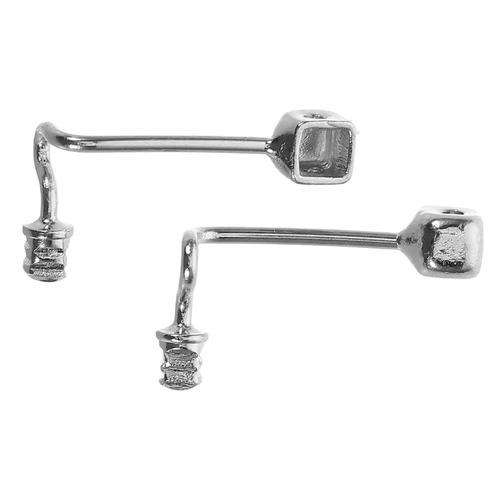 

2Pcs Screw Type Square Head Eyeglass Nose Pad Holder Stainless Steel Nose Bridge Support Rod for Glasses Sunglasses Repair Kit