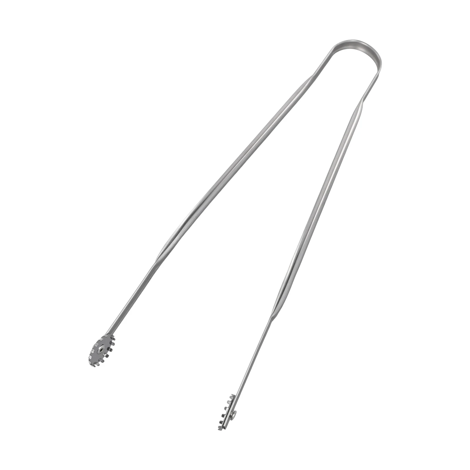 1pcs BBQ Sausage Turning Tongs Stainless Steel Long Handle Grilling Flipping Cooking Outdoor Barbecues Tools 30/40/50cm