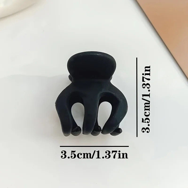 3.5cm Medium Pumpkin Small Claw Clip New Large Meatball Headpiece Hair Clip High Ponytail Fixed Artifact Princess Head Claw Clip