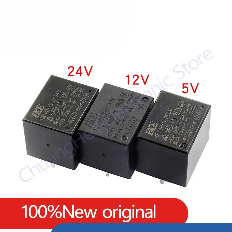 5PCS Original HKE sink port relay HRS1H HRS2H HRS4H-S-DC5V DC12V DC24V-C-N