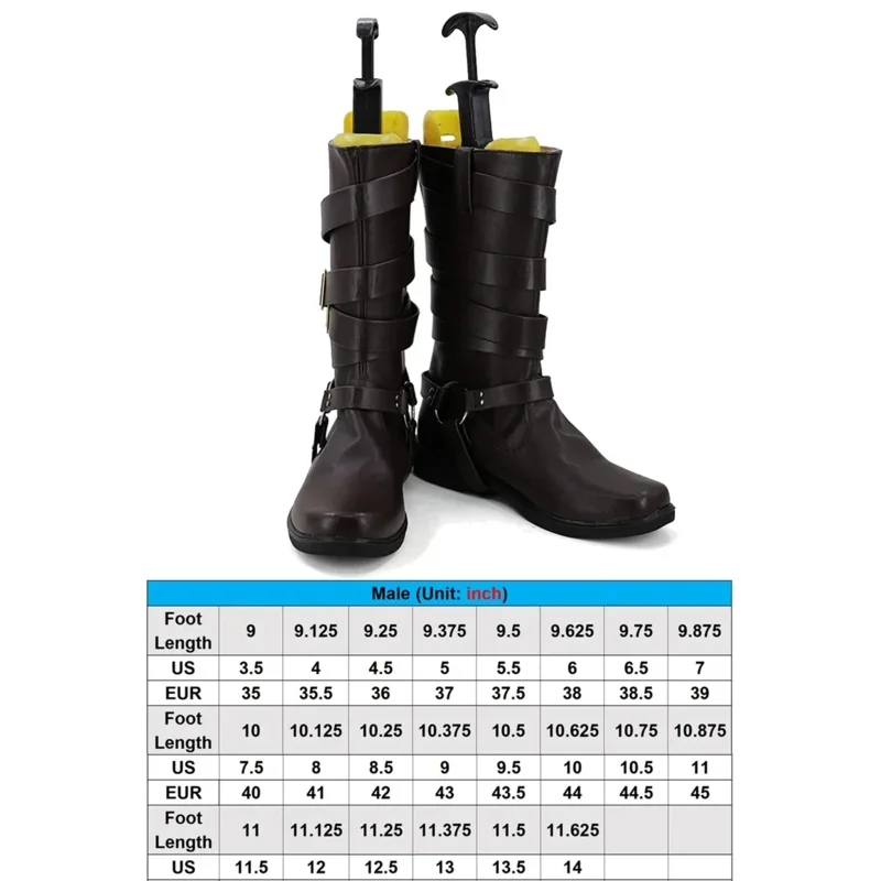

RealCos Dante Cosplay Shoes Fantasy Costume Accessories Game DMC 5 Disguise Boots Adult Men Halloween Party Suits Props