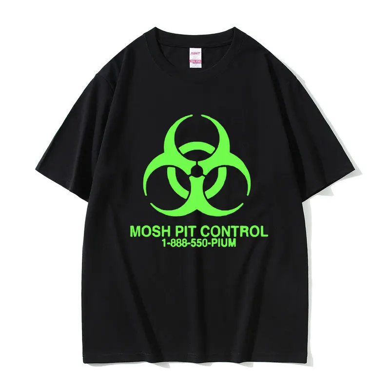 Homixide Gang Mosh Pit Control T Shirts Playboi Carti Opium Merch T-shirt HXG Tees Men Women's Hip Hop Oversized Cotton Tshirt