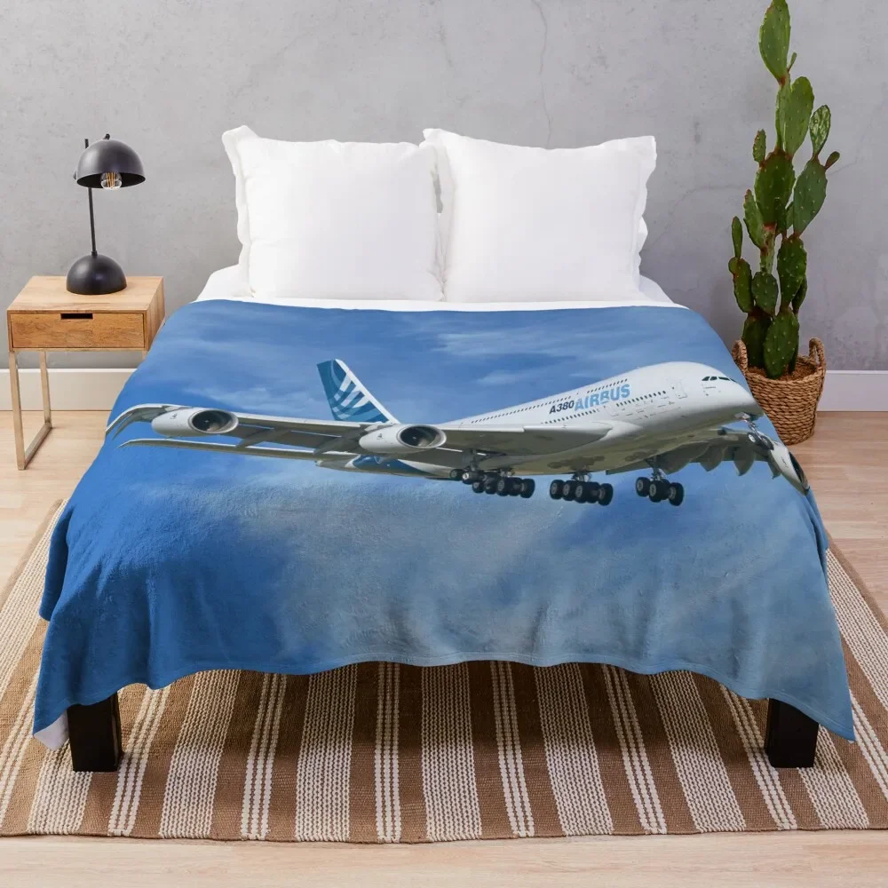 Airbus A380 Throw Blanket Extra Large Throw Luxury Designer Retros Sofa Throw Blankets