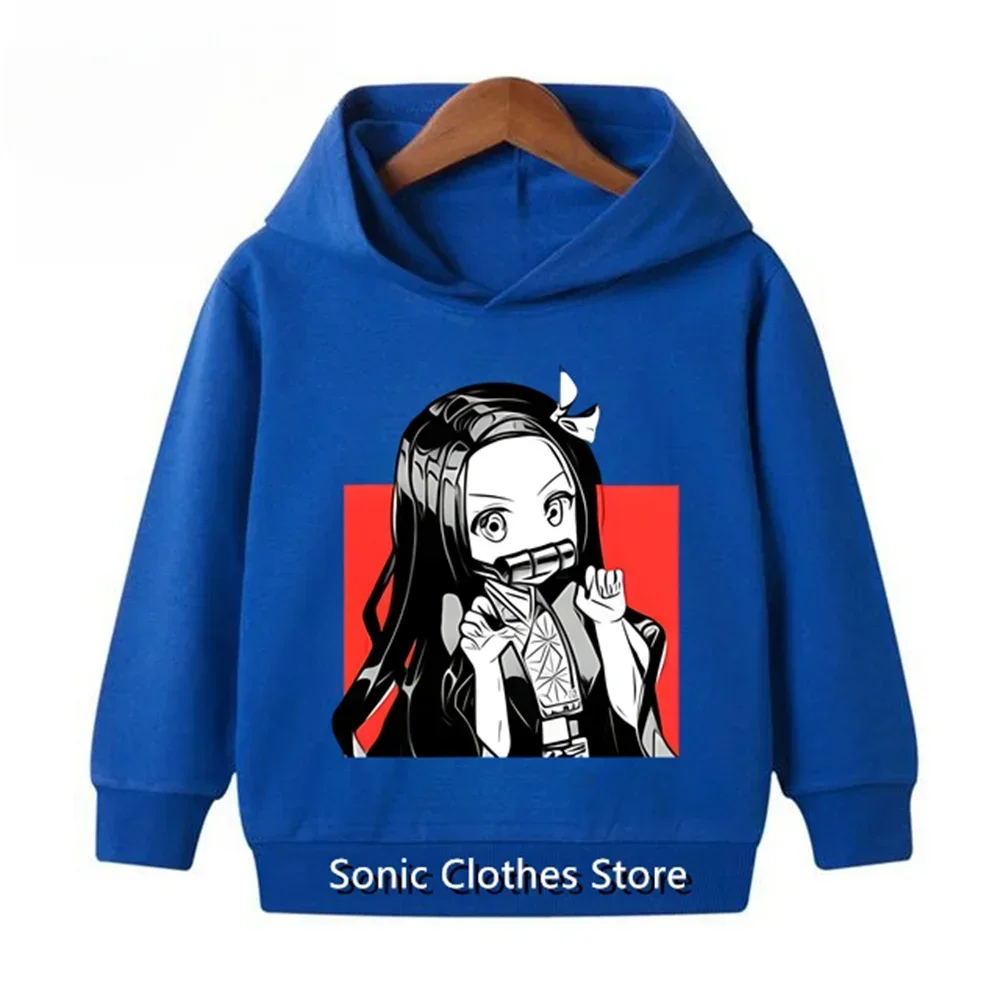 Hot Sale Demon Slayer Anime Hoodie Girls Fashion Manga Streetwear Kawaii Kanroji Mitsuri Sweatshirts Harajuku Comic Boys Clothes