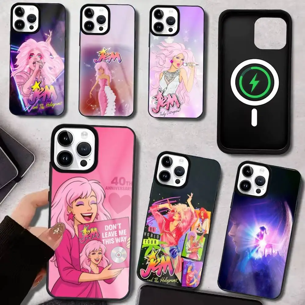 

Musical fantasy J-Jem And The Holograms Phone Case For iPhone17,16,15,14,13,12,11 Plus,Pro Max, New Magnetic Wireless Charging