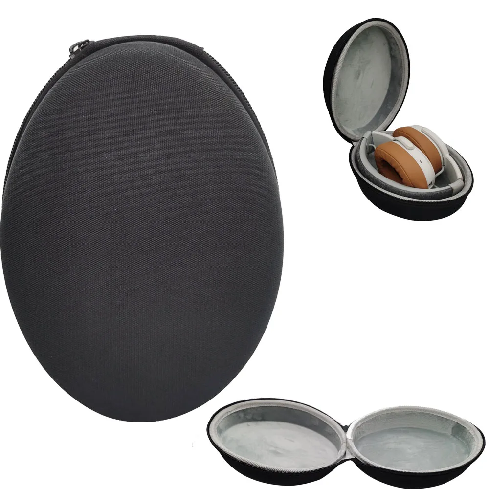 Foldable Headphone Case For Mpow 059 / H1/ H2/ H5 /H7/H12 IPO /H19 IPO /H20 /CH6 Headphones Carrying Case Portable Pouch Box