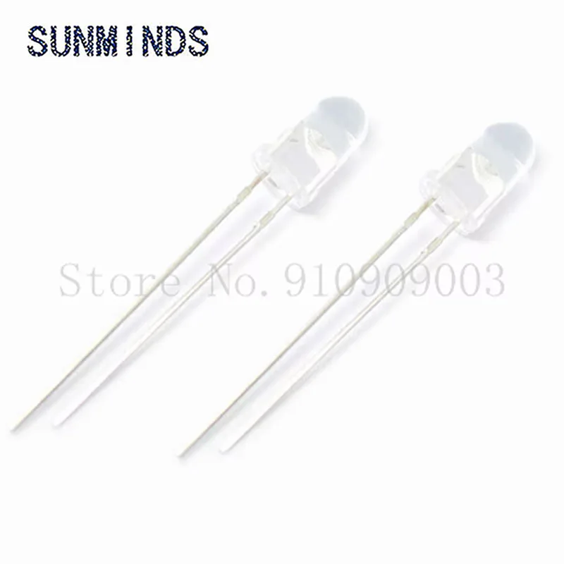 100pcs LED 5mm 940nm IR Infrared Emitting Round Tube Light diode