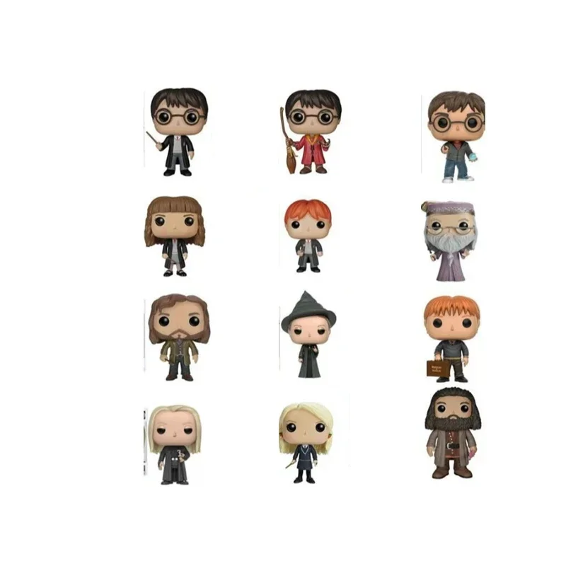 FUNKO POP película LUNA Hermione RON GINNY Rubeus Hagrid vinilo figura de acción modelo coleccionable juguete con caja