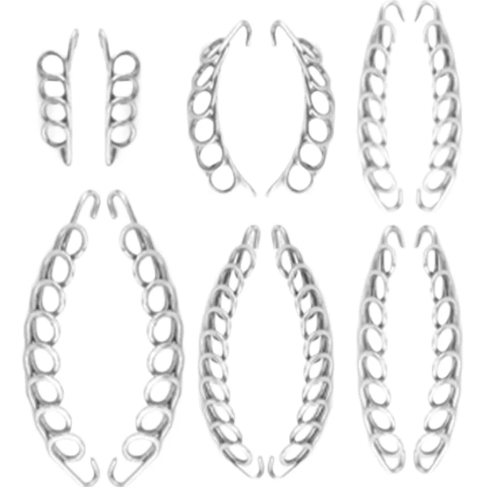 

12Pcs Toenail Professional Stainless Steel Reusable Correction Wires Compact Wear-Resistant Nail Use