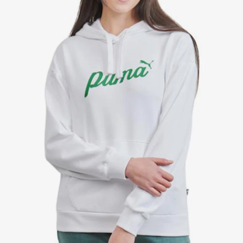 

Женская спортивная толстовка Puma Authentic 2025 с капюшоном и принтом, артикул 679348-02