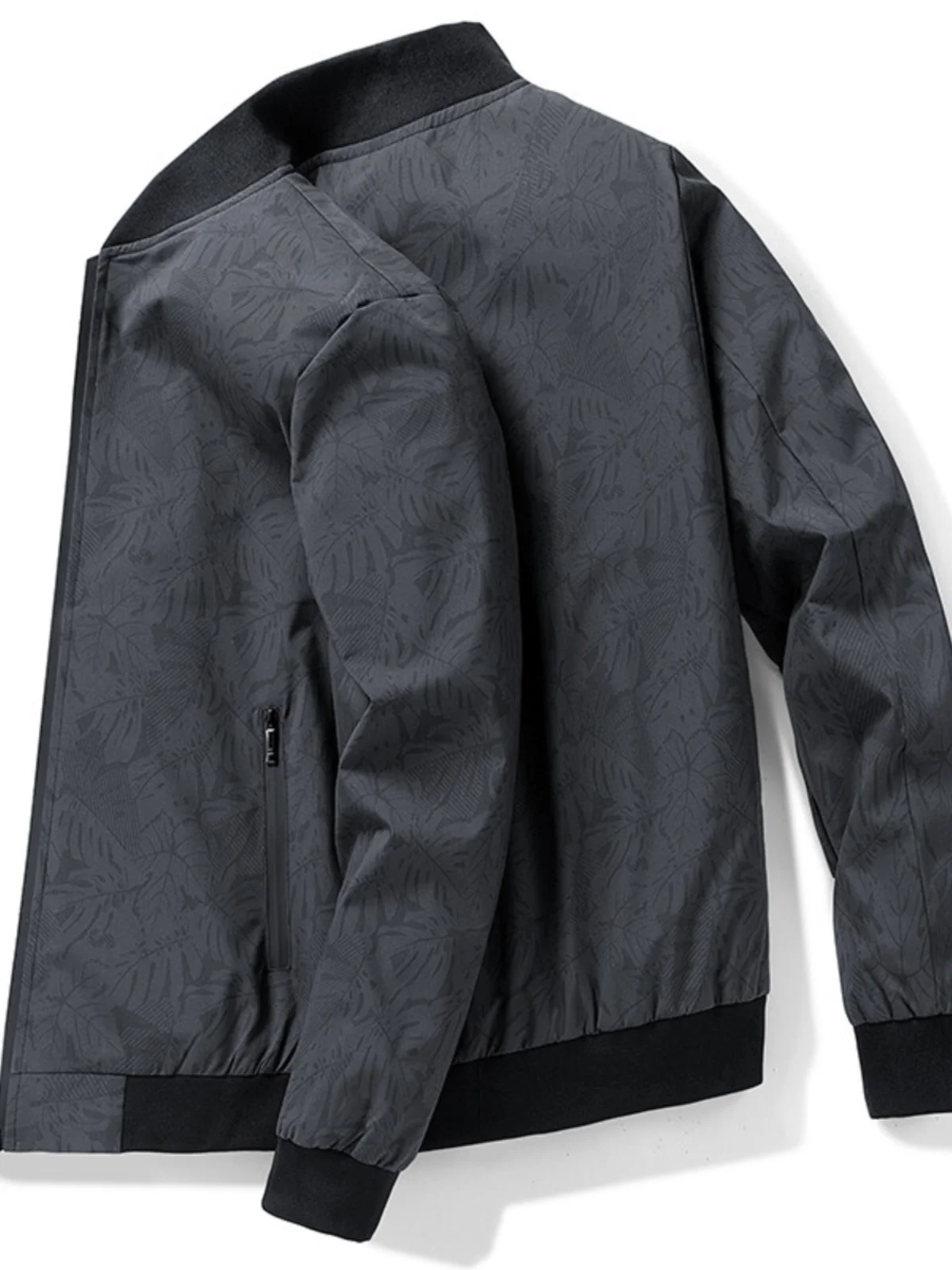 เสื้อแจ็คเก็ตเบสบอลลายพรางทรงเข้ารูปสำหรับผู้ชาย เสื้อผ้าลำลองทันสมัยสำหรับกิจกรรมกลางแจ้ง ชุดทำงาน ฤดูใบไม้ผลิ ฤดูใบไม้ร่วง ฤดูหนาว เนื้อผ้าบางเบา กันลม ผลิตจากโพลีเอสเตอร์