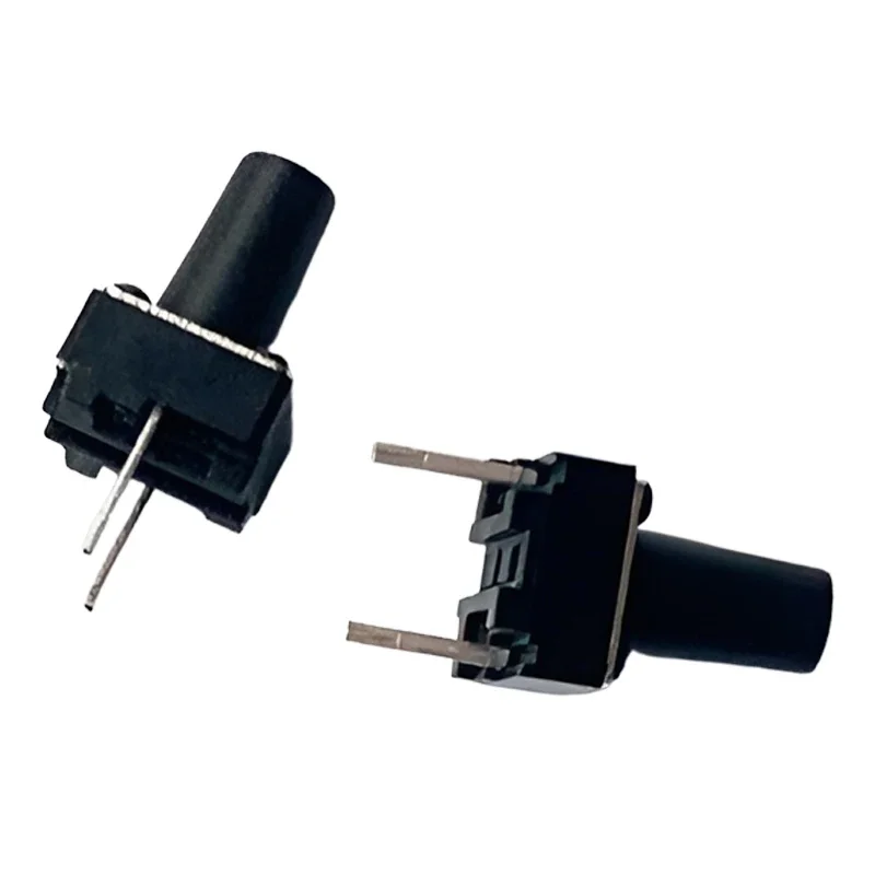 5 Stück 6x6 (mittlerer 2-Pin) taktiler selbstrückstellender Mini-Schalter 6*6 Griffhöhe 12,0 mm Stiftlänge 3,5 mm 50 mA DC12V Momentaner Mikroschalter – Detail 4