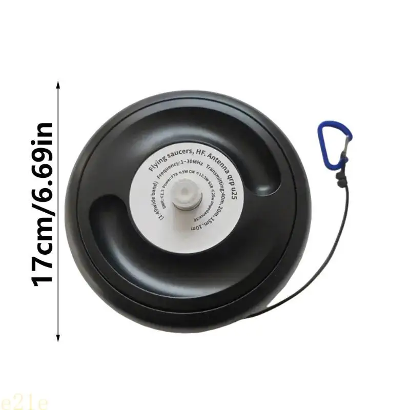 

E21E Flying Saucers Antennae QRP U25 Shortwave Design with Imported Rings