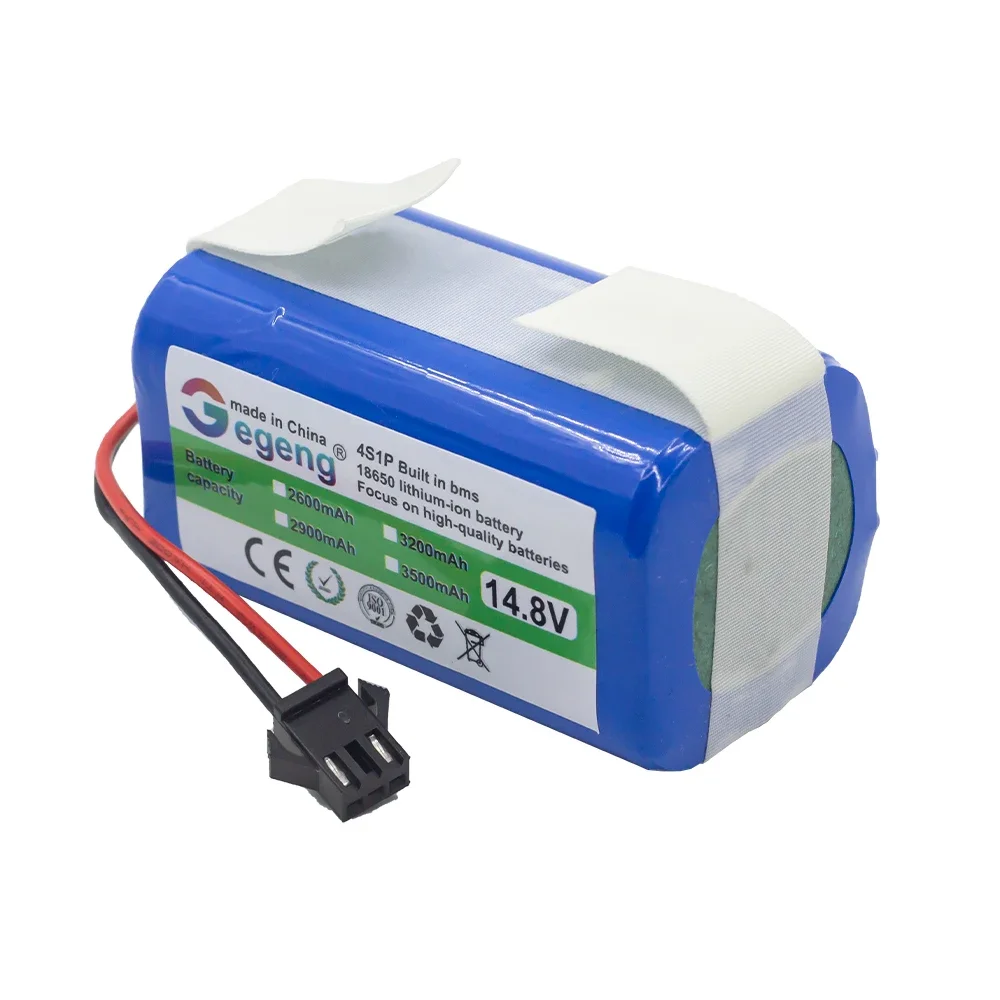 14.4V/14.8V 3200mAh Li-ion Battery for Lefan T900 Conga 990 1090 Tesvor X500 Ecovacs Deebot N79 N79S Eufy RoboVac 11 11S RoboVac