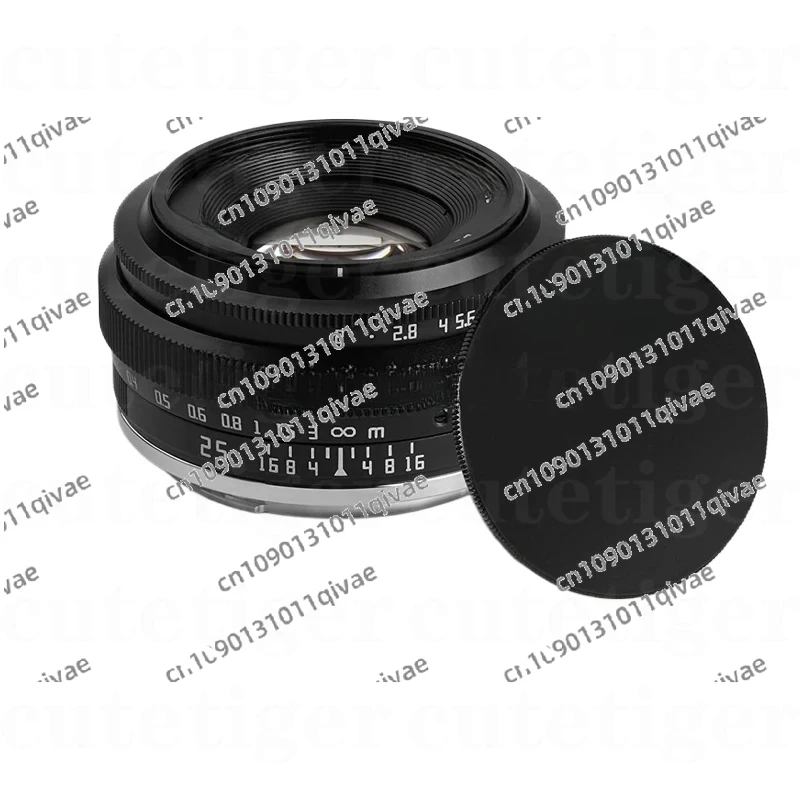 For  APS-C 25mm F2 Wide-Angle Manual Fixed Mirrorless Large Aperture Camera Lens for E/X/M/RF/Z/M43/L Mount