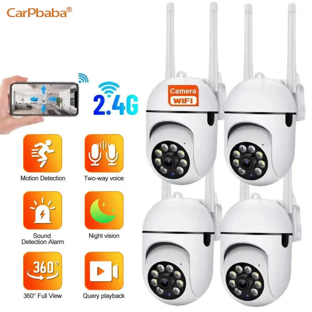 

2.4G 1080P Cameras Wifi Video Surveillance IP Outdoor Security Protection Monitor 4.0X Zoom Home Wireless Track Alarm Waterproof