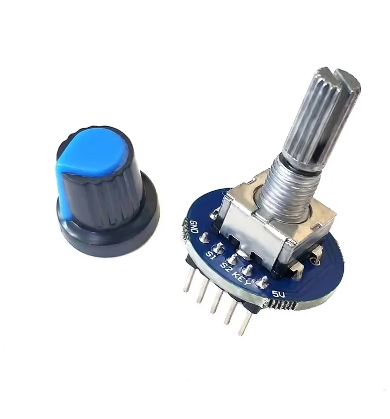 

Rotary Encoder Module for Arduino Brick Development Round Audio Rotating Potentiometer Knob Cap EC11 Module