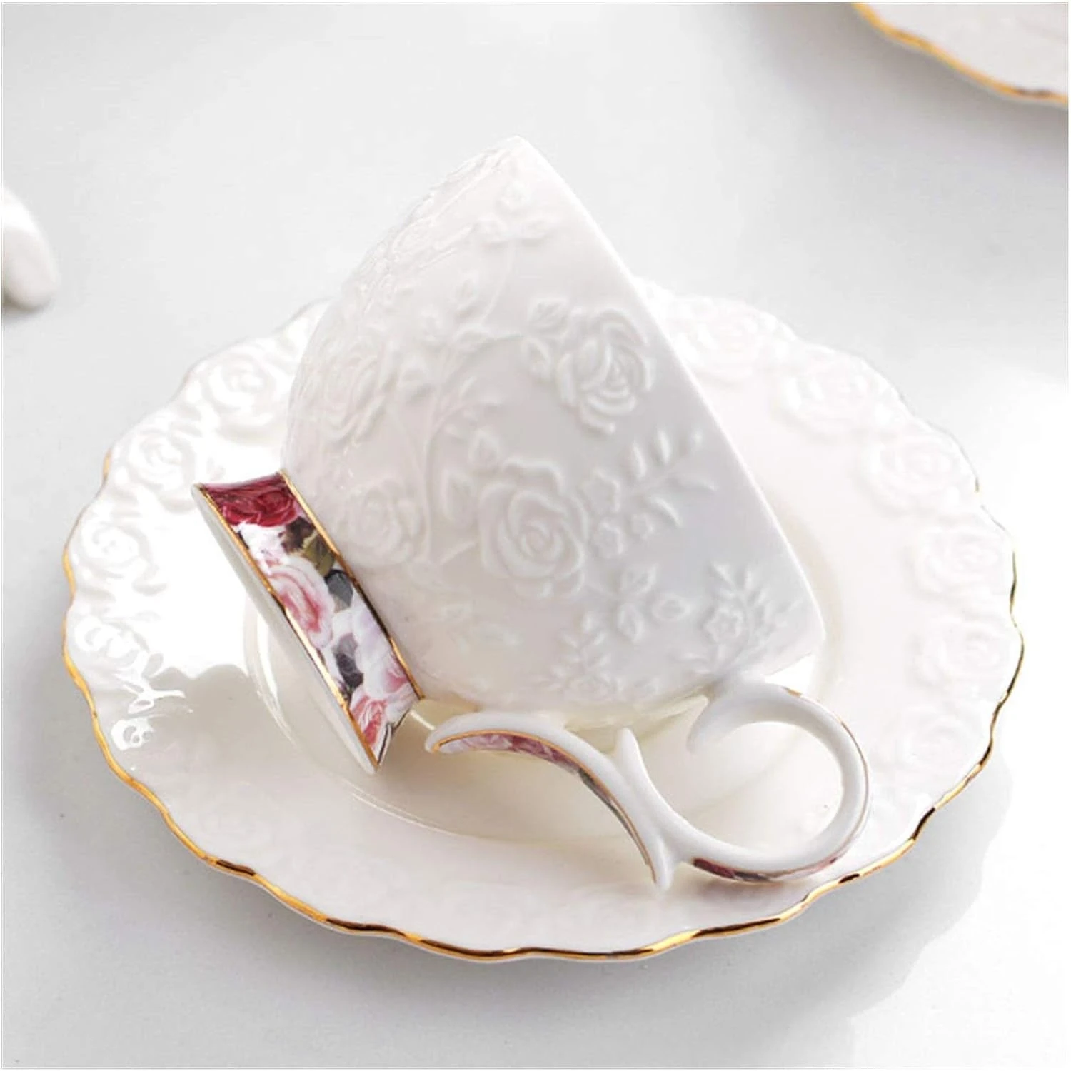 

Transform your daily routine into a luxurious and sophisticated affair with this stunning, high-quality ceramic tea set. Enhance