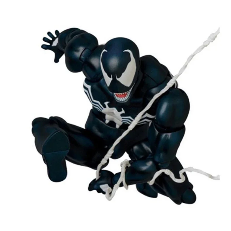 16 cm MAFEX 088 Venom Spider-Man Figura PVC Carnage Venom Teste intercambiabili Giunti posizionabili Modello di azione Regali di Natale Giocattolo
