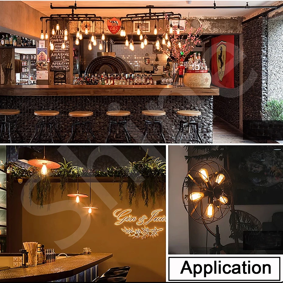10 stücke COB LED Filament Edison-birne Lampe Teile 18,8mm 29mm 38mm 54mm 68mm DC 3V 12V 57V 80V Glühlampen Dioden Zubehör – Detail 5
