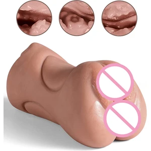 3 In 1 Masturbator Penetrasi Mainan Seks Pria Vagina Buatan Saku Mulut Anal Alat Masturbasi Pria Dewasa Blowjob Alat Masturbasi Pria 10 penjualan terbaik mainan seks mulut - №