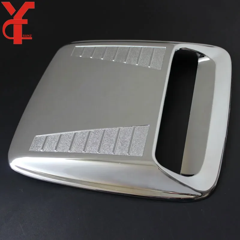 ABS Chrome Small Bonnet Hood Parts For Toyota Hilux 2005 2006 2007 2008 2009 2010 Car Accessories