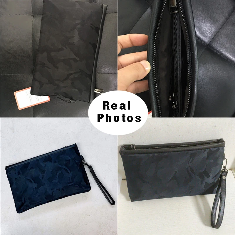 Fashion Trend Clutch Camouflage Waterproof Nylon Wallets Clutch Casual Envelope Mobile Phone Mini iPad Bag Storage Keys Purse