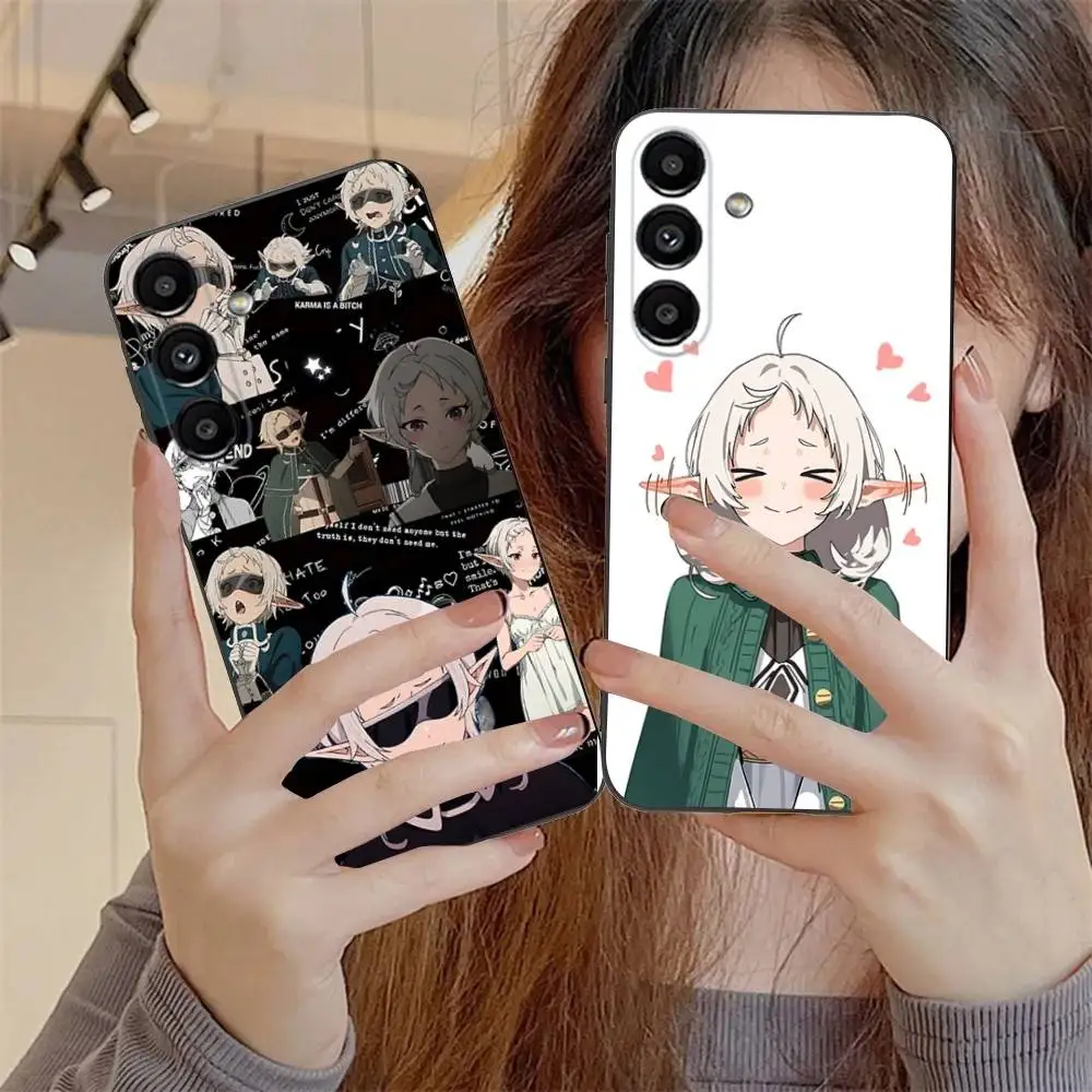 حافظة هاتف Mushoku Tensei التناسخ العاطلين عن العمل لهاتف سامسونج S 25,24,23,22,30,21,10,9,Ultra,Plus,Lite,FE,4,5G حافظة ناعمة سوداء