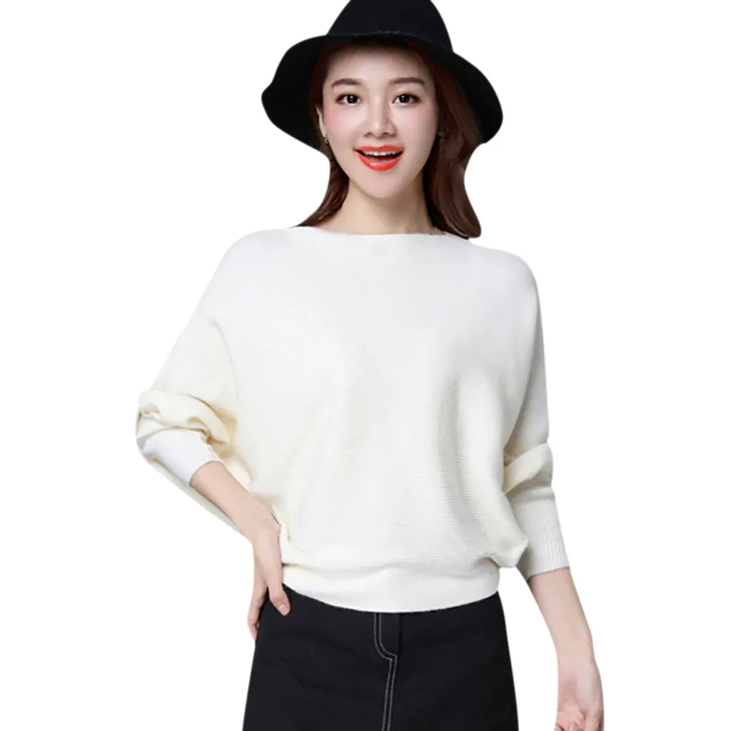 Fashionable Winter Trendy Sweater Minimalist Women  Long Sleeve  High-quality Round Neckr Knitting Stretchy short Tops