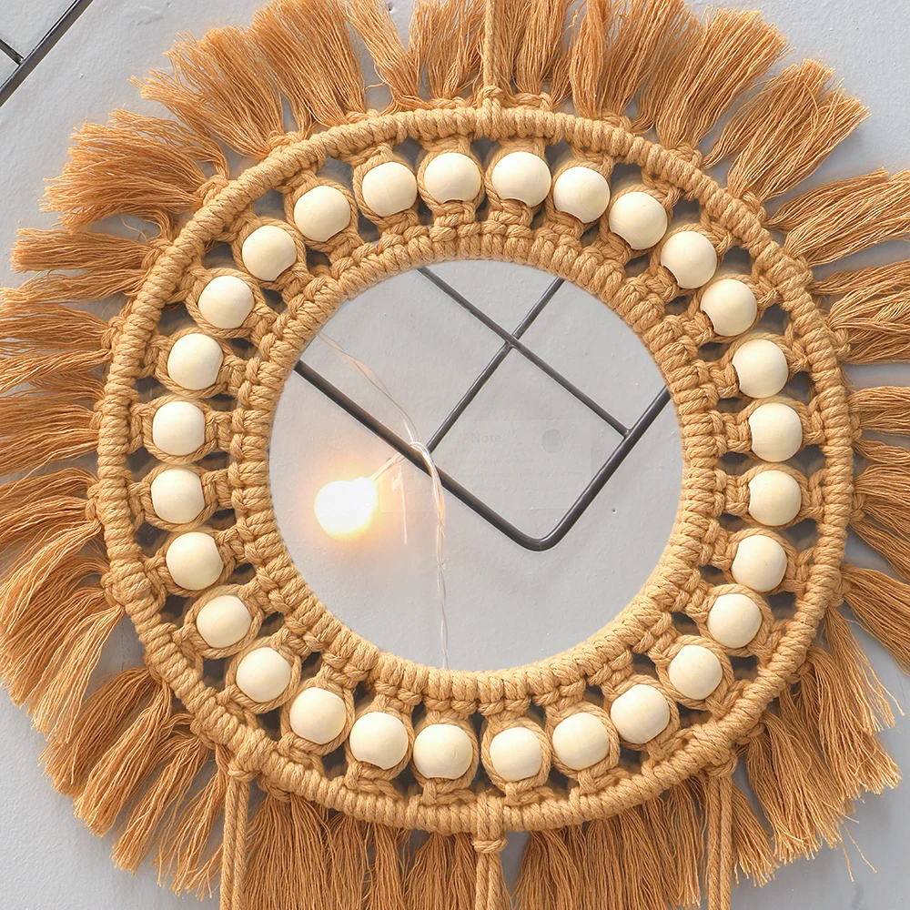 Round Wall Mirrors Room Decor - Rattan Mirror Round recension och pris