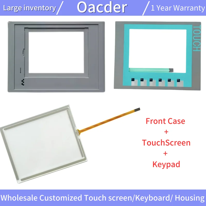 Housing Shell Plastic Cover Case for KTP600 Basic 6AV6647-0AD11-3AX0 6AV6647-0AC11-3AX0 Touchscreen Membrane Keypad LCD Display