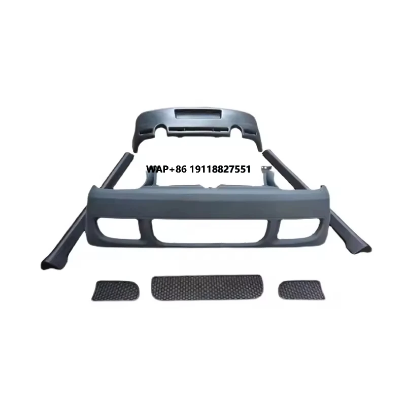 

R32 Style Car Bumper Kits Front Bumper Rear Bumper Side Skirts for 2004-2008 Exterior Bodykit Assembly