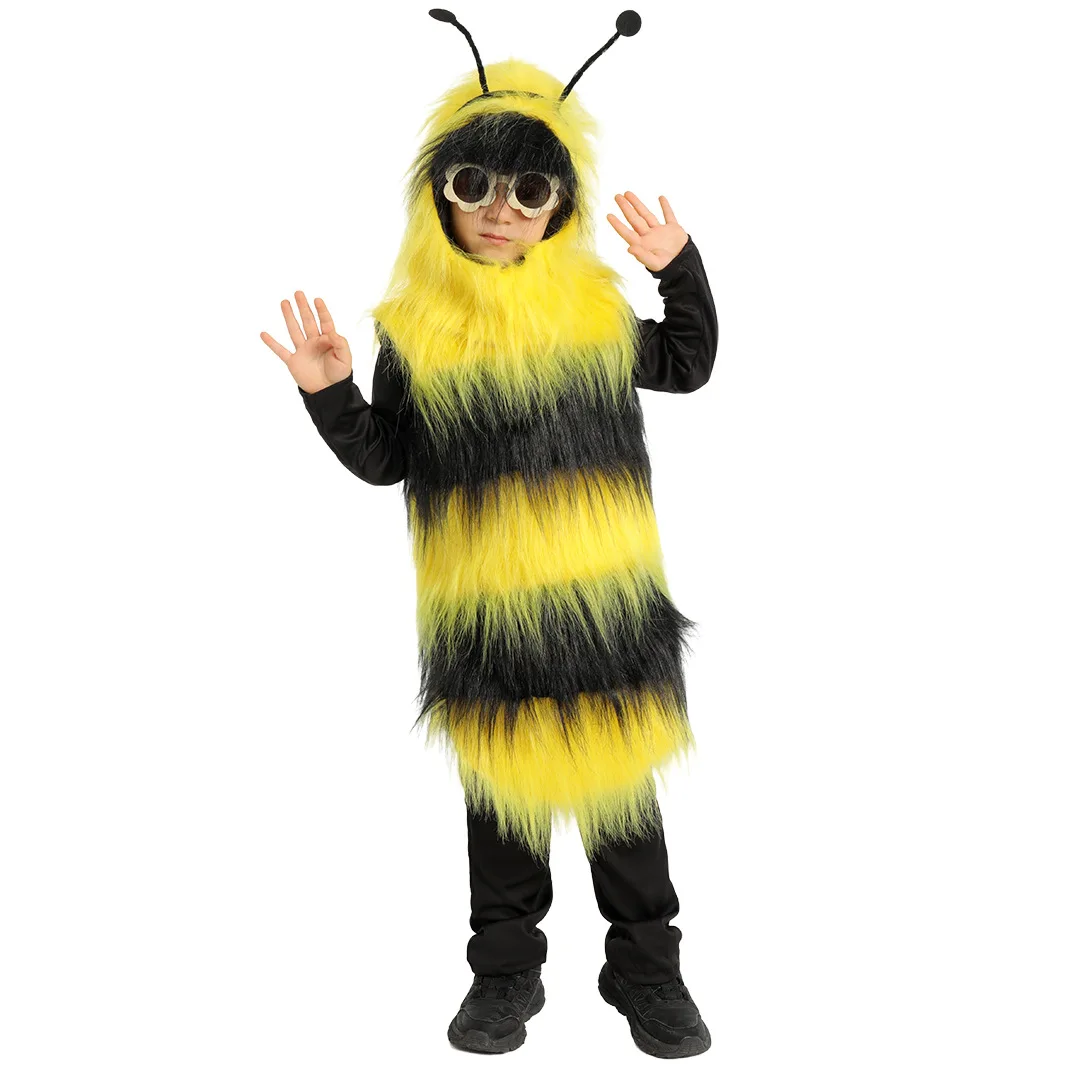 

Kids Animals Bees Halloween Cosplay Costumes Boys Girls Stage Party Performance Dress Up Outfit