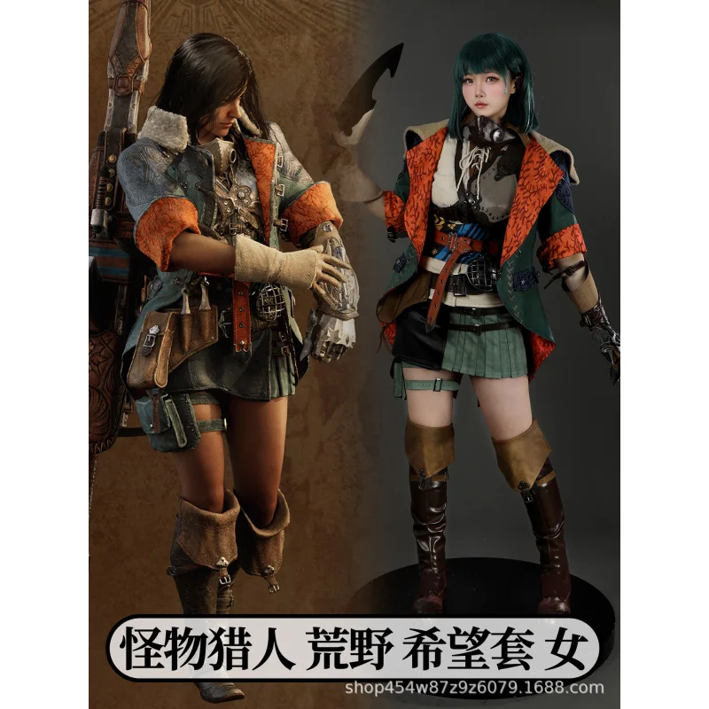 

The Ciri Witcher 4 Cosplay Costume Cirilla Fiona Elen Riannon Women Fantasia Uniform Shoes Cloak Props Accessories Halloween KK