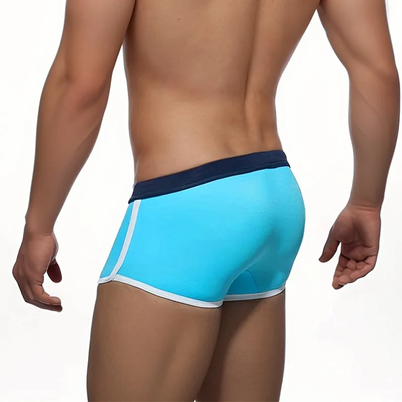 Herren-Badehose, Herren-Schwimmshorts, Strand, sexy Push-Up-Badeanzug, Badeanzug, Boxer-Shorts, UXH Desmiit Bademode, Zwembroek, Slip – Detail 7