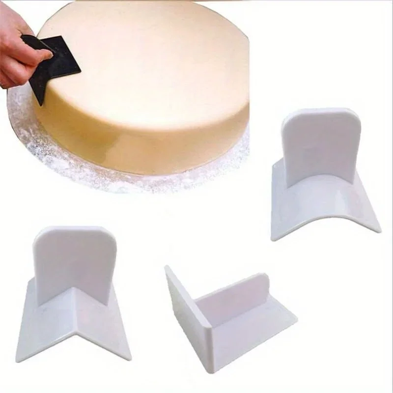 1pc, Fondant Icing Smoother Polisher, Cake Surface Polishing Molds, For Cake Decoration Sugarcraft Scraper Paddle Tool,