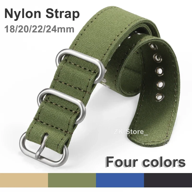 18 mm 20 mm 22 mm elastische gewebte Nylon-Uhrenarmbänder für Omega-Uhrenarmband, Gürtel für Herren, universelles Armband, atmungsaktives Armband