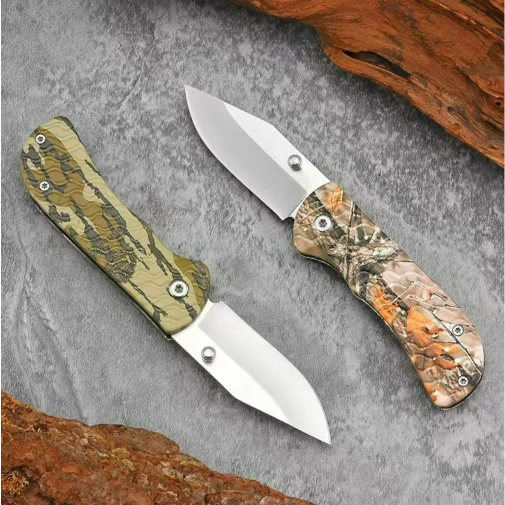 New Outdoor Portable Lockless Knife, Field Mini Multifunctional Fruit Knife, Portable EDC Tool Suitable for Barbecue Tourism
