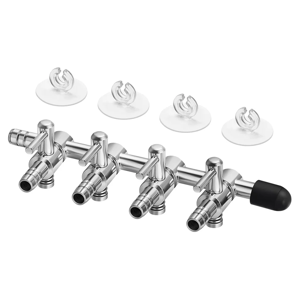 

Air Flow Control Valve Aquarium Fish Tank Oxygen Dispenser Accessories Connector Non Rust Durable Pet Supplies