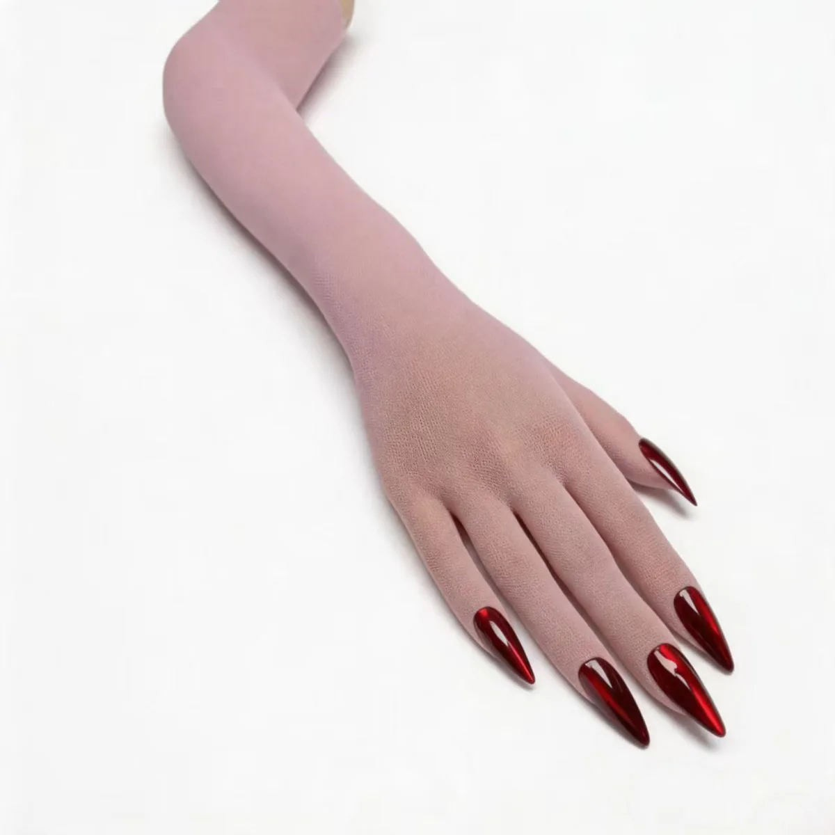 Ultradünne nahtlose Strumpfhandschuhe – 3D-Katzenaugen-Nagelabdeckungen – modische Fünf-Finger-Strumpfhandschuhe – dekorative Handschuhe – Detail 13