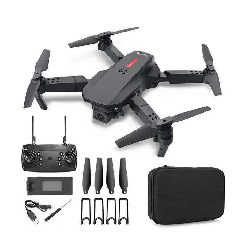 Imagem -05 - Quadcopter Dobrável com Câmera Grande Angular hd 4k Wifi Fpv Drone rc Drones Uav Presentes Brinquedos E88pro Novo 2024