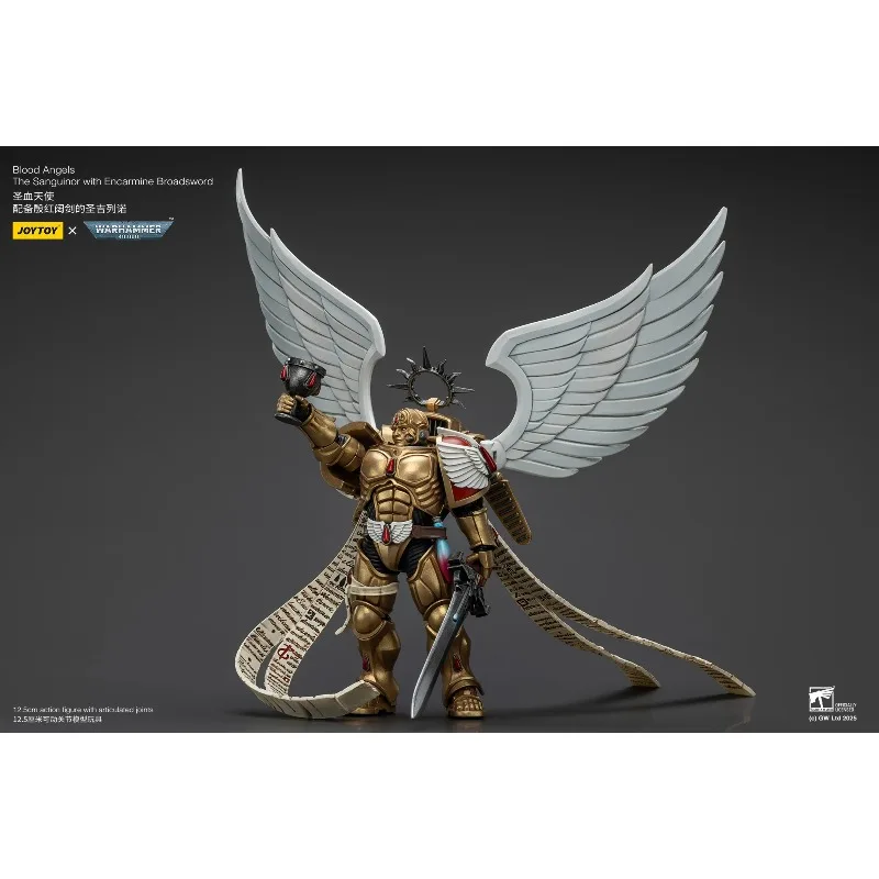 In Stock JOYTOY Warhammer40K 1/18 Action Figure Blood Angels The Sanguinor With Encarmine Broadsword Figures Toys view 6