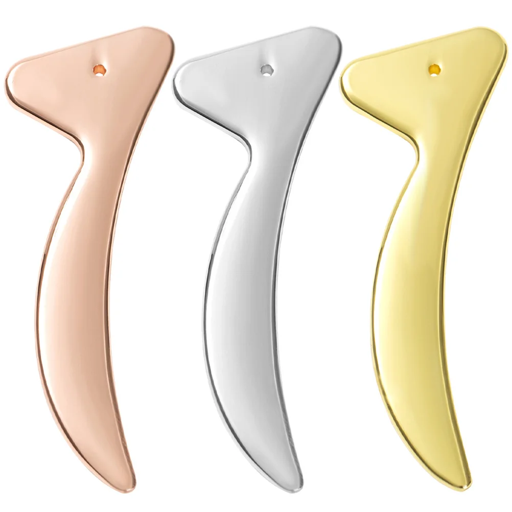 3 pezzi crema per gli occhi bastone da massaggio massaggiatore facciale leggero portatile a forma di T asta per la cura della pelle degli occhi strumento applicatore per massaggio viso