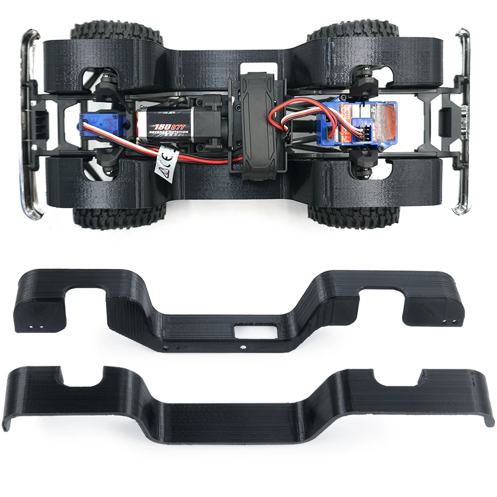 Axspeed กรอบบังโคลนรถจำลองแบบปิดสำหรับ TRX-4M Chevrolet K10 1/18 mobil RC 2ชิ้น