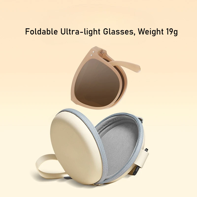 

UV Protection Ins Folding High-grade Sunglasses Summer Oversized Women's Windproof Sun Glasses Outdoor Sports Gift MJ0619
